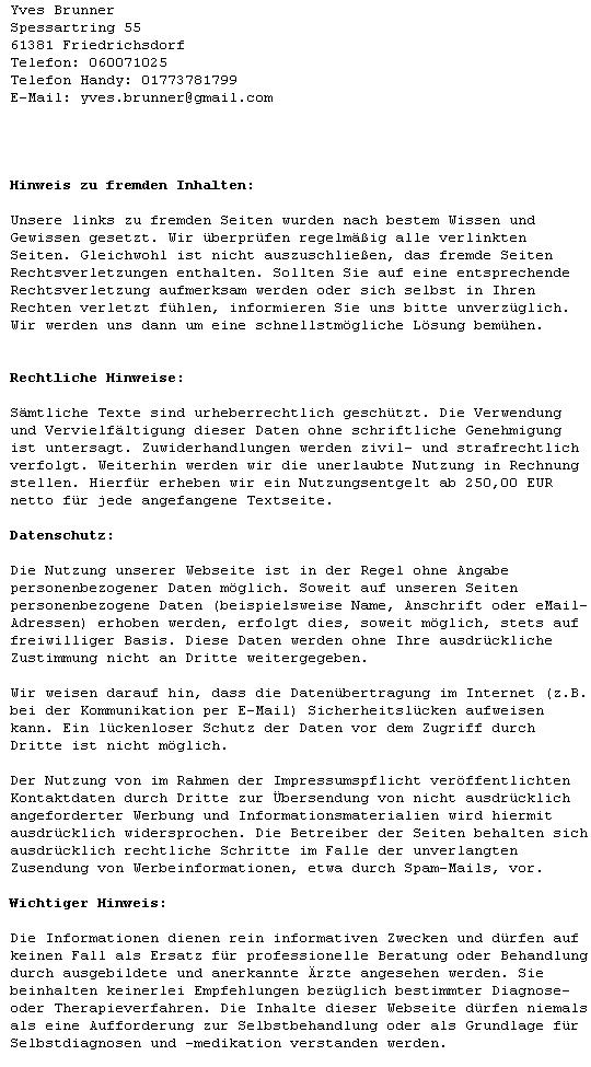 impressum